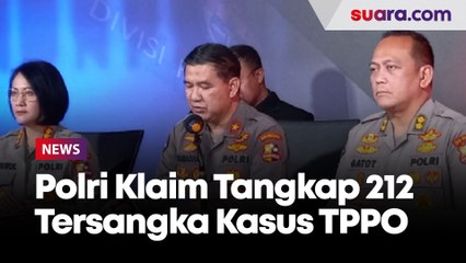 Polri Klaim Tangkap 212 Tersangka Kasus TPPO