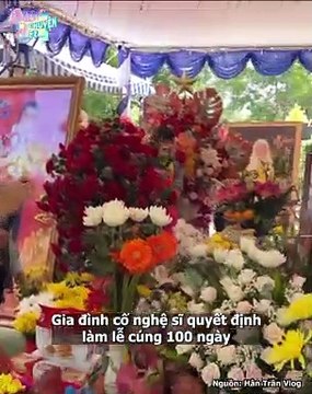 Hồng Loan đi xe NS Vũ Linh để lại, khó khăn thoát khỏi đám đông khi đến mộ chuẩn bị giỗ 100 ngày