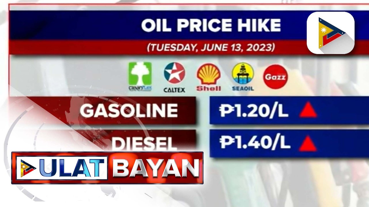 Dagdag-presyo sa produktong petrolyo, epektibo sa Hunyo 13