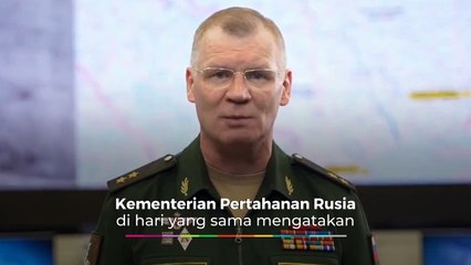 VIDEO Drone Kapal Ukraina Dibombardir Rusia di Laut Hitam