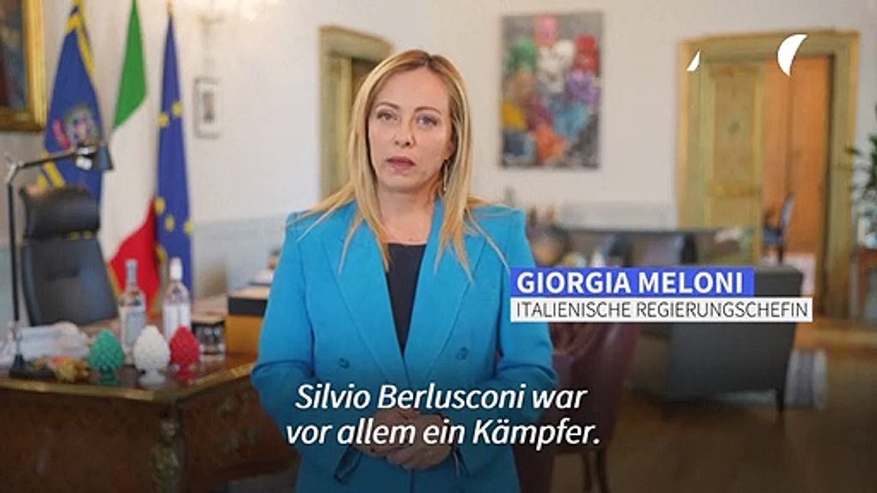 Meloni: 'Silvio Berlusconi war ein Kämpfer'