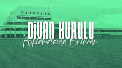 Divan Başkanlık Kurulumuz Açıklamalarda Bulundu