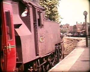 Film showing Newport Pagnell to Wolverton Branch Line which closed in the 1960s