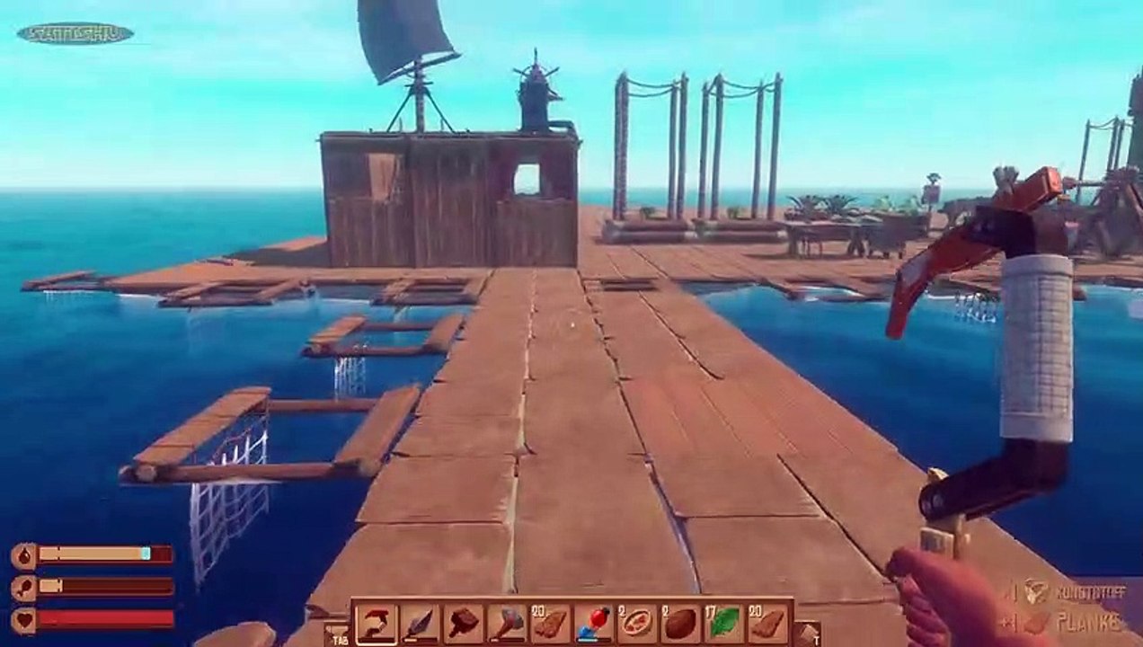 Endlich können wir das floß auch drehen! | raft  |  ep. 32