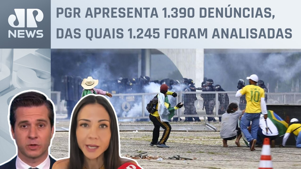 STF já tornou réus 90% dos denunciados por atos do 8 de janeiro; Amanda Klein e Beraldo analisam
