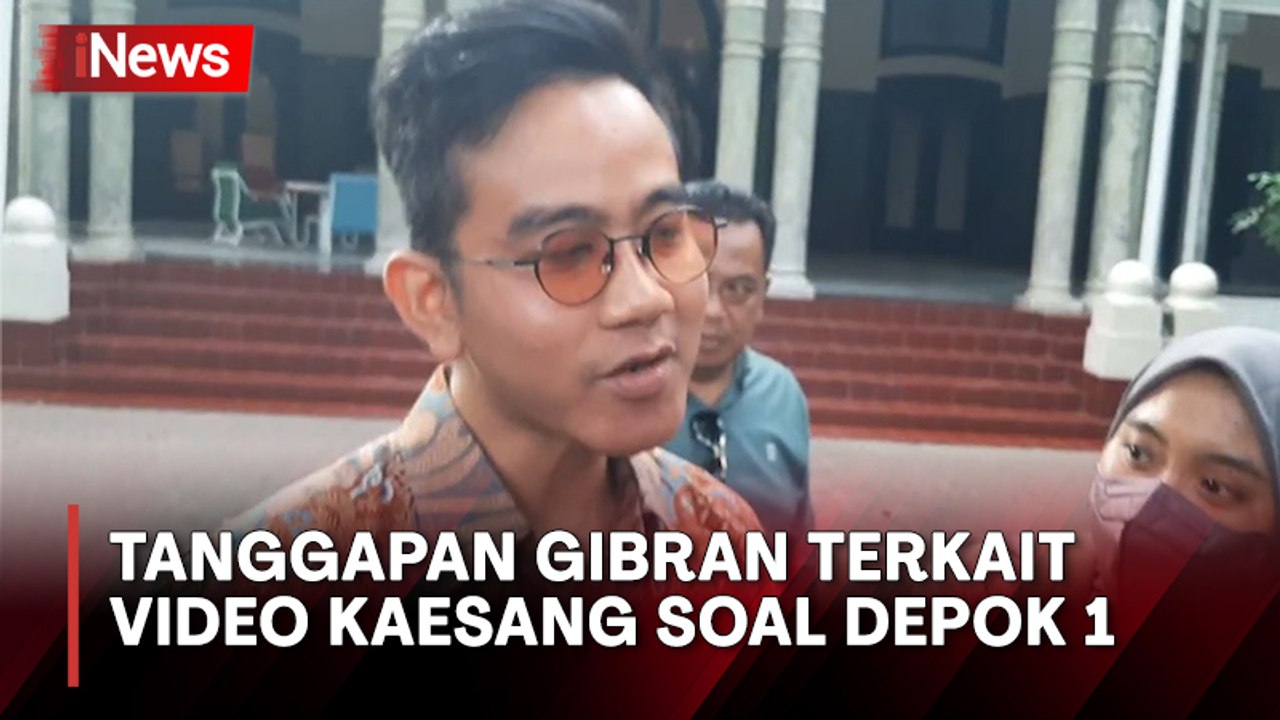 Terkait Video Kaesang Pangarep soal Depok Pertama, Begini Tanggapan Gibran