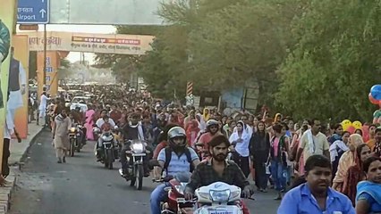 शिवमहापुराण कथा में दोपहर 12 के पहले ही पंडाल फुल