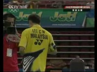 Badminton 2008 Malaysian MS Final game 1