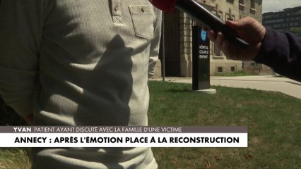 Attaque au couteau à Annecy : après l'émotion, place à la reconstruction