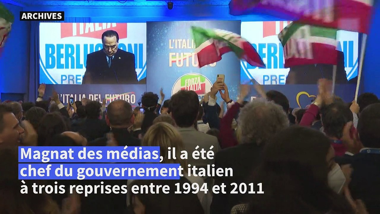 Download Video: Décès à 86 ans du sulfureux milliardaire italien Silvio Berlusconi