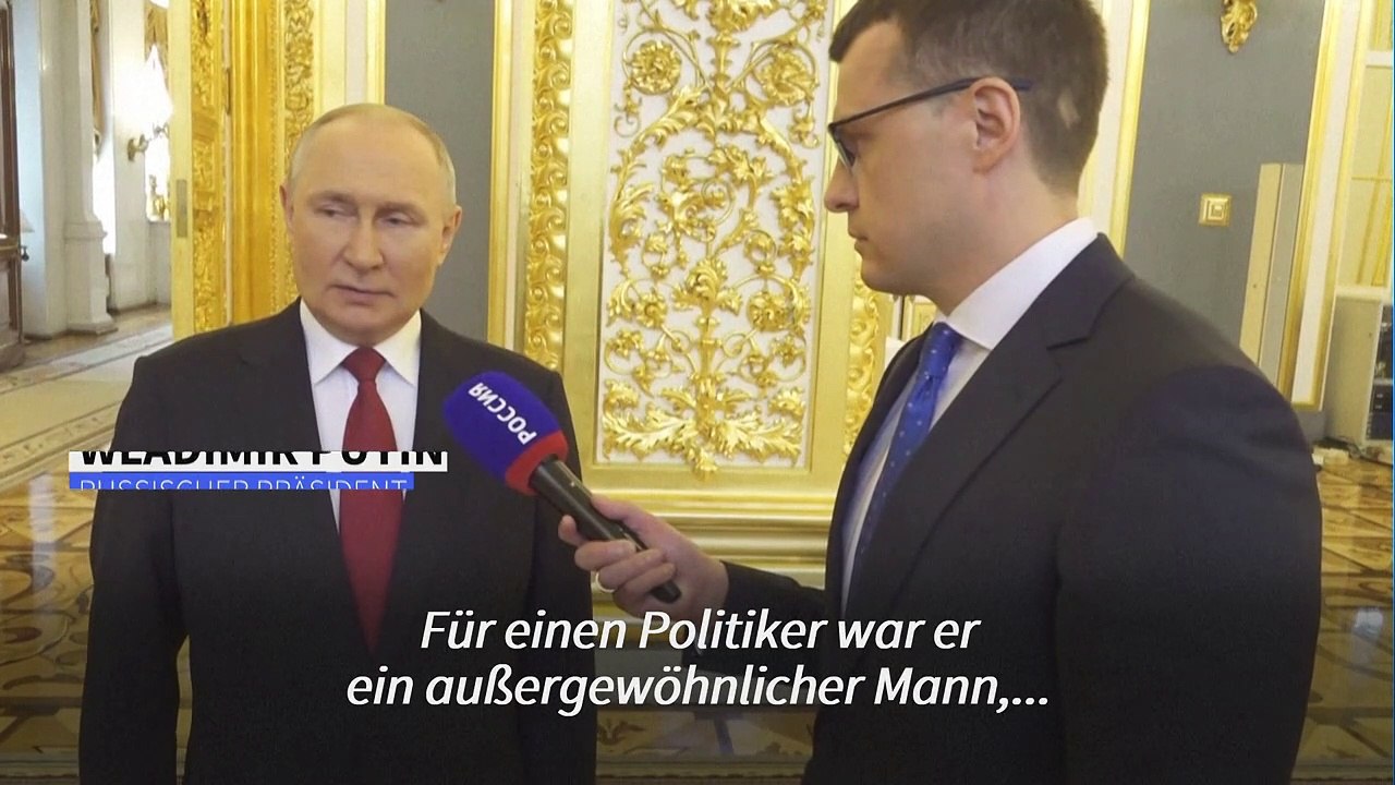 Putin würdigt verstorbenen Berlusconi als 'Freund Russlands'