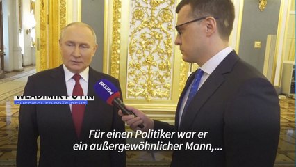 Putin würdigt verstorbenen Berlusconi als "Freund Russlands"