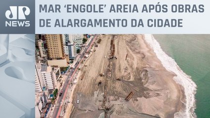 Скачать видео: Praia perde 70 metros de extensão em dois anos em Santa Catarina