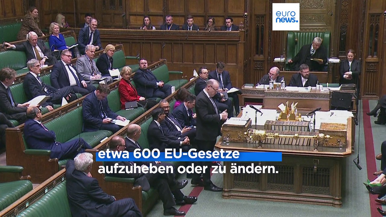 Brexit: Brüssel warnt vor Londons Plänen zur Aufhebung von EU-Gesetzen