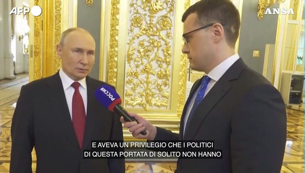 Berlusconi, Putin: "Ha lavorato per l'amicizia tra Russia e Europa"