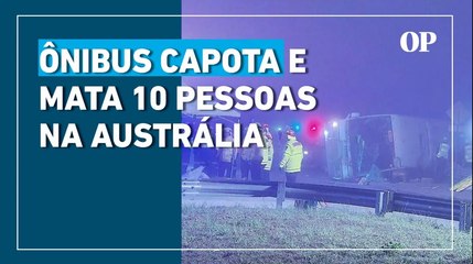 Ônibus convidados casamento capota mata 10 pessoas Austrália