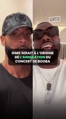 Gims serait à l’origine de l’annulation du concert de Booba 