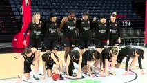 SPOR A Milli Kadın Basketbol Takımı, Avrupa Şampiyonası öncesi İstanbul'daki son antrenmanını gerçekleştirdi
