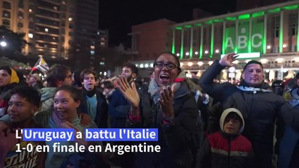 Coupe du monde des moins de 20 ans: des milliers d'Uruguayens fêtent la victoire