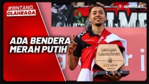 Rayakan Promosi, Pemain Keturunan Indonesia Ilias Alhaft Bawa Bendera Merah Putih