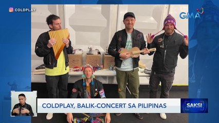 Coldplay, balik-concert sa Pilipinas | Saksi