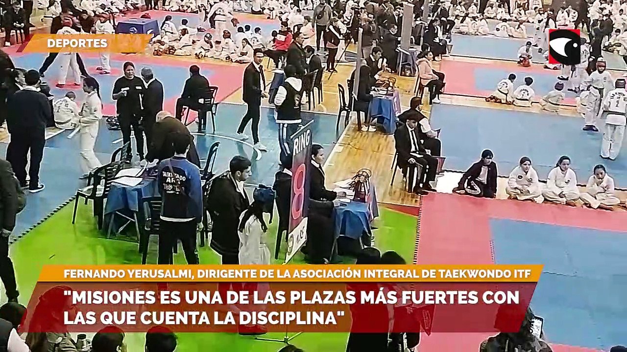 Fernando Yerusalmi, dirigente de la asociación integral de taekwondo ITF, en relación al torneo internacional de taekwondo, expresó Misiones obtuvo un gran número de medallas en el torneo