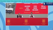 JORGE VILDA, rueda de prensa tras la convocatoria de la Selección Española Femenina para los amistosos de preparación del Mundial 2023