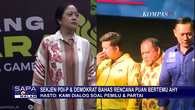 Sekjen PDI Perjuangan & Demokrat Bahas Pertemuan Puan Maharani & AHY, Akankah Jadi Kenyataan?