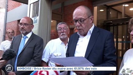 AMBOISE /  Brice Ravier élu maire avec 61,97% des voix