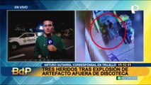 Explosión en discoteca de Trujillo: cobradores de cupo serían autores de atentado