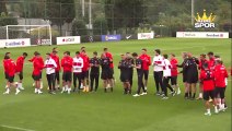 A Milli Futbol Takım, Letonya maçının hazırlıklarını sürdürdü