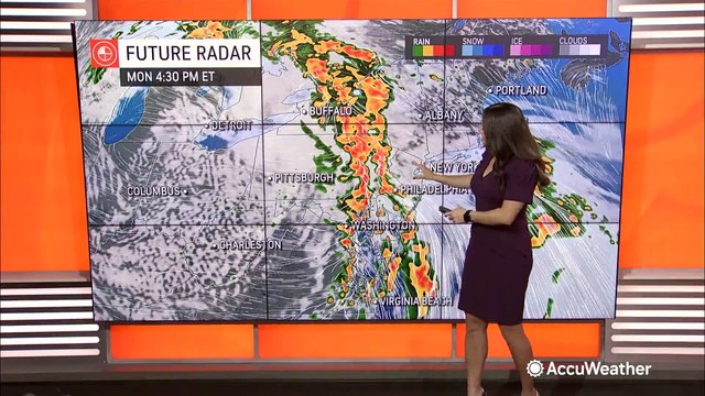 Cooler, wet weather on tap for the Northeast, mid-Atlantic