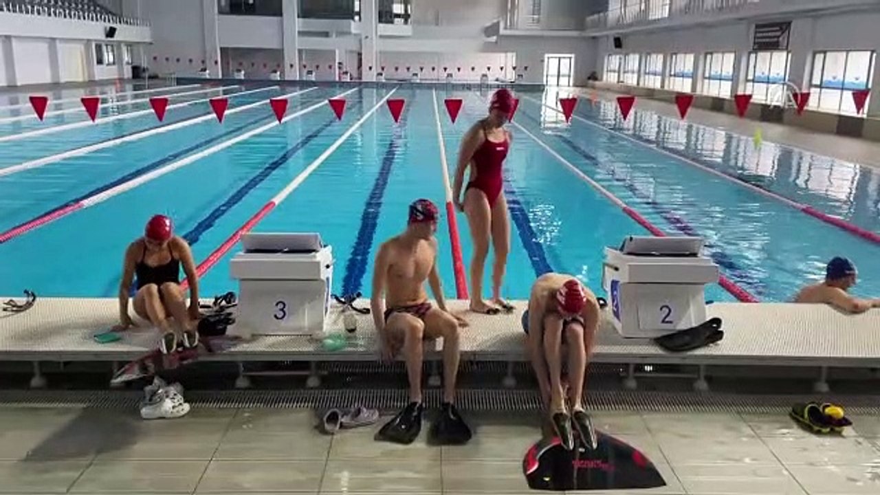 Paletli Yüzme Milli Takımı, Dünya ve Avrupa şampiyonalarına Çorum'da hazırlanıyor