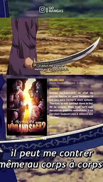 Anime #1 : Vinland Saga ! ——————————————————————- ♻️ Ne rate aucun post et abonne-toi à   @go_mangas  @go_mangas  @go_mangas ——————————————————————-  Enregistre ce post  pour le retrouver facilement !  ❤️ Et surtout kiffez avec nous