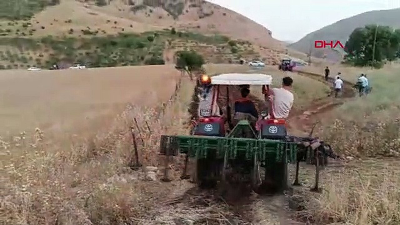 L'incendie d'un cimetière s'est propagé au champ de blé de Siirt : 65 acres de cultures brûlées