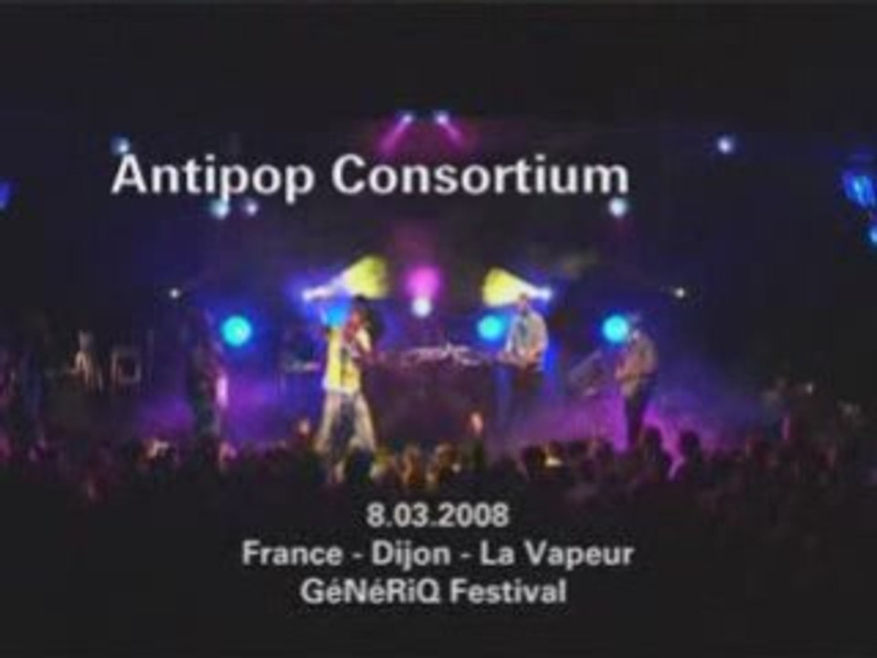 AntiPopconsortium Par Stef Bloch Festival Génériq 2008