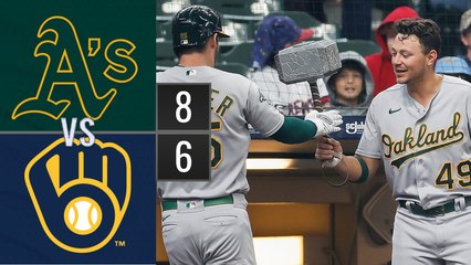 Resumen Atleticos de Oakland vs Cerveceros de Milwaukee | MLB 11-06-2023