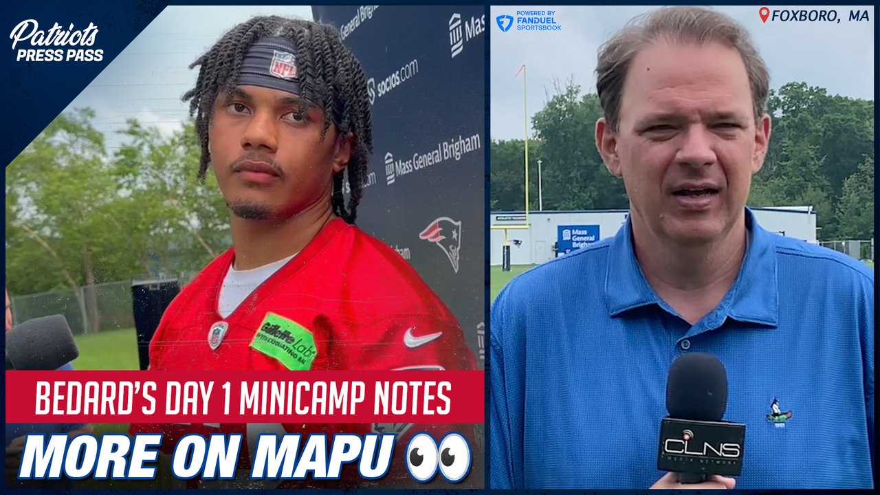 Bedard 'Extremely Impressed' w/ Patriots Rookie Marte Mapu | Day 1 ...