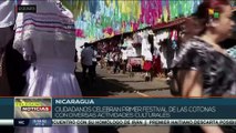 Nicaragua: Ciudadanos celebran primer Festival de Cotonas, Batas y Trajes de Folclore