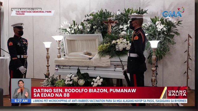 Dating Sen. Rodolfo Biazo, pumanaw sa edad na 88 | UB