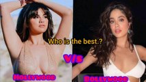 Selena Gomez vs janhiv kapoor bollywood vs hollywood who is the most beautiful and cute actress