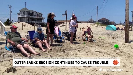 Weathered, eroded Outer Banks beaches continue to cause trouble