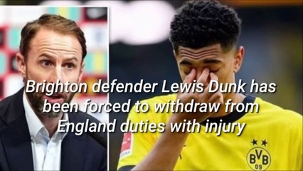 Jude Bellingham & Lewis Dunk  WITHDRAWS From England Squad Through Injury Ahead of Euro qualifiers