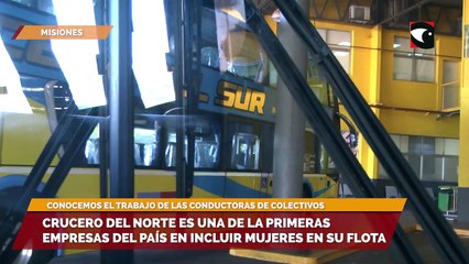 Crucero del Norte es una de la primeras empresas del país en incluir mujeres en su flota de choferes