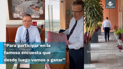 Así vivió su último día Marcelo Ebrard en su oficina de la SRE