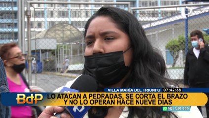 ¡Podría costarle el brazo! Hospital no atiende hace 9 días a padre de familia que fue atacado
