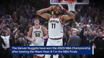 Breaking News - Denver Nuggets win NBA title