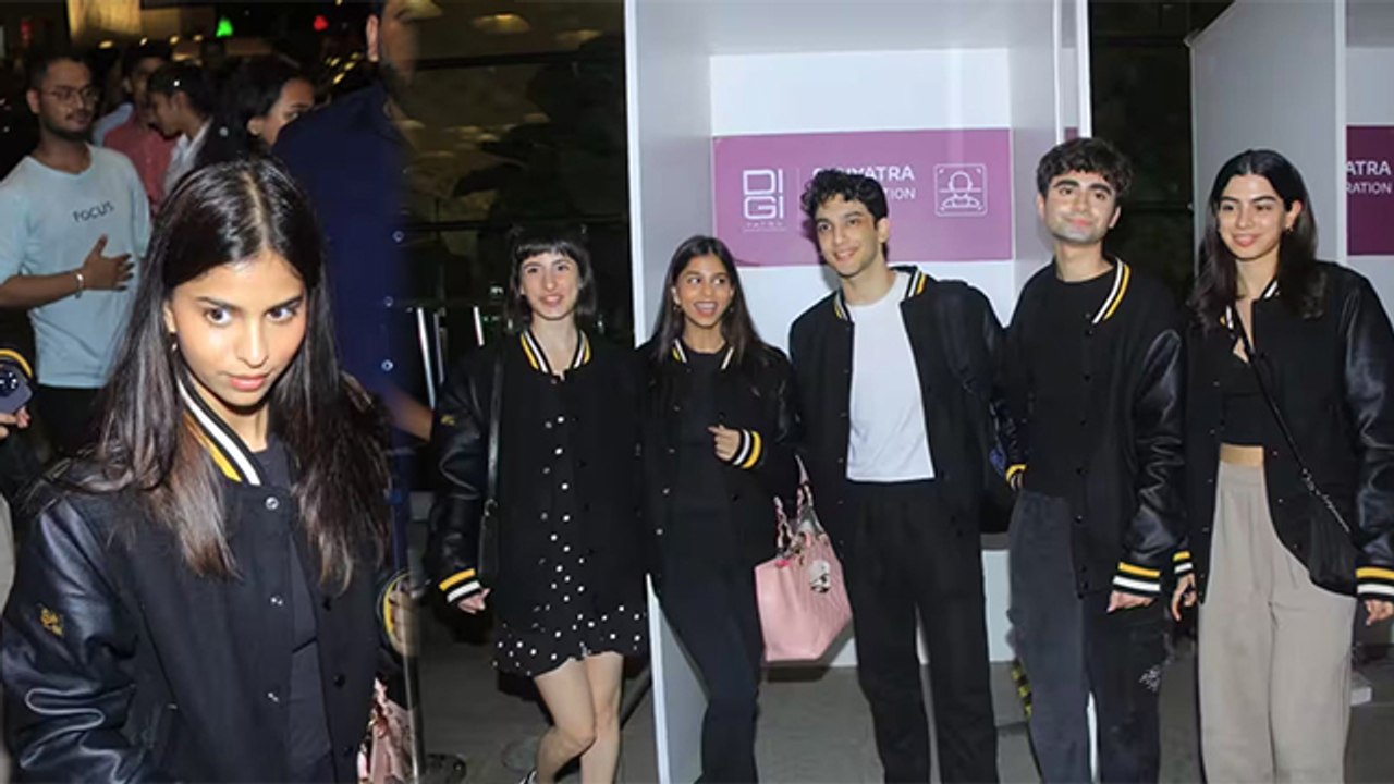 The Archies Star Cast Suhana Khan, Khushi Kapoor, Agastya Nanda Full Video Viral । Boldsky