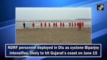 NDRF personnel deployed in Diu amid cyclone Biparjoy