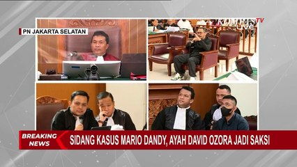 JPU Tunjukkan Barang Bukti Ponsel dan Pakaian David pada Majelis Hakim!